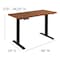 Flash Furniture Electric Adjustable Standing Desk, 48"Wx24"D, Mahogany NAN-TG-2046-R-GG - alternate 5
